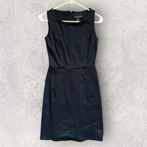 Cynthia Rowley Black Mini Dress W/ Pockets Size 0